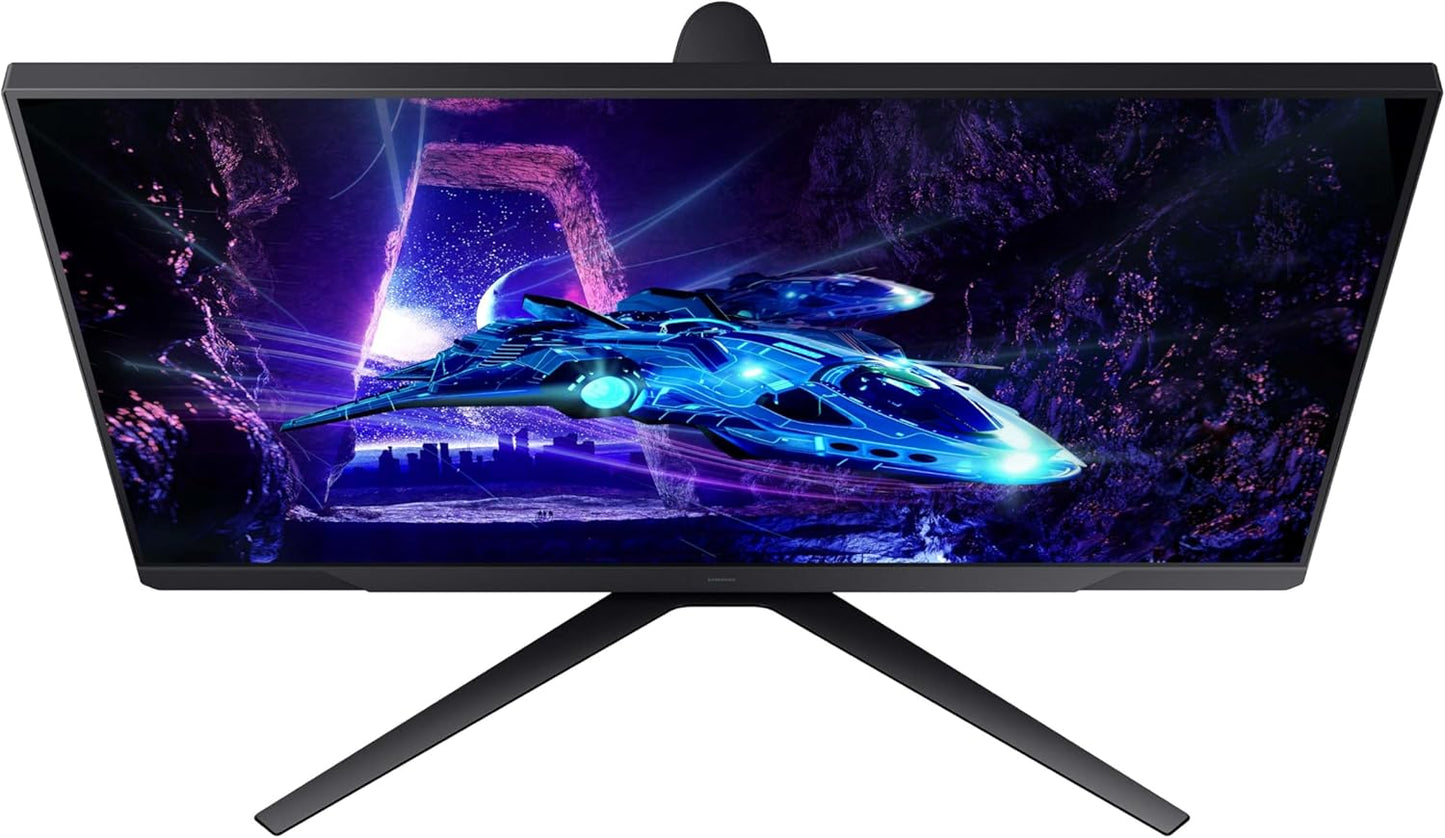 SAMSUNG 24-Inch Odyssey G3 (G30D) Series FHD Gaming Monitor, 1ms, 180Hz, AMD FreeSync, Adjustable Stand, Black Equalizer, Virtual Aim Point, Eye Saver Mode, Flicker-Free, LS24DG302ENXZA, 2024